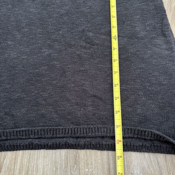 Free People Beach Dress Size Small Black Nina Sweater Mini Tank Dress - Picture 4 of 6